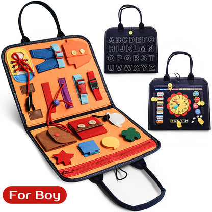 Kids Busy Board Buckle Education Aids