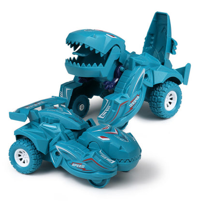 Transforming Dinosaur Car Deformation