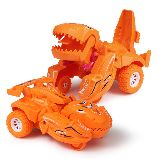 Transforming Dinosaur Car Deformation