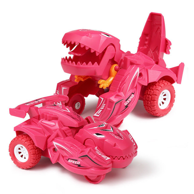 Transforming Dinosaur Car Deformation