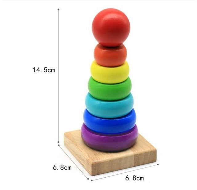 Toy Worm Eat Fruit Wooden Puzzle Toy Fingers