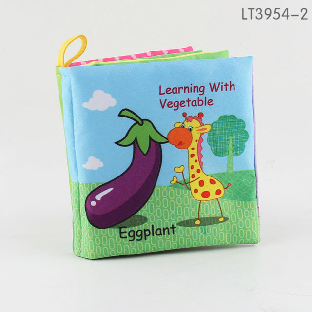 Sensory Cloth Book High Contrast Baby Toys