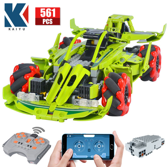 Rotating Drift Racing Car Bricks