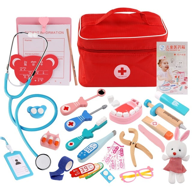 Children Set Medical Dentist Medicine Box