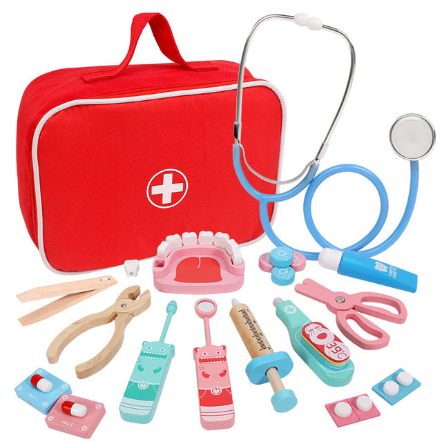 Children Set Medical Dentist Medicine Box