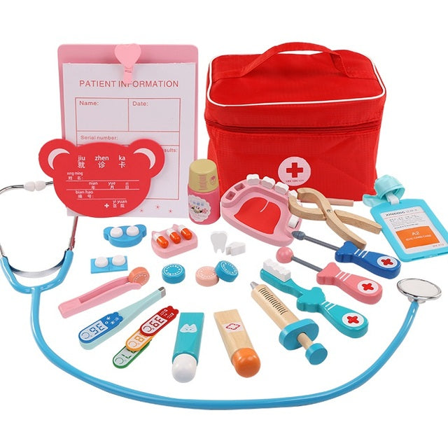 Children Set Medical Dentist Medicine Box