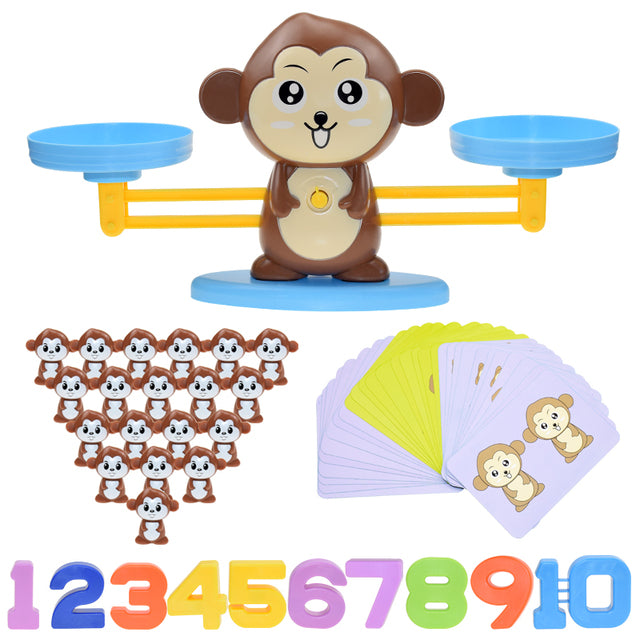 Math Toy Digital Monkey Balance Scale