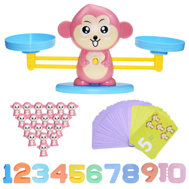 Math Toy Digital Monkey Balance Scale