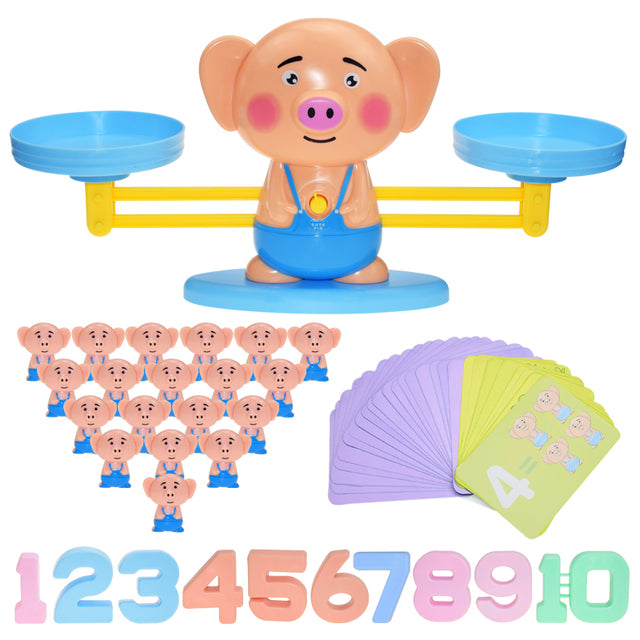 Math Toy Digital Monkey Balance Scale